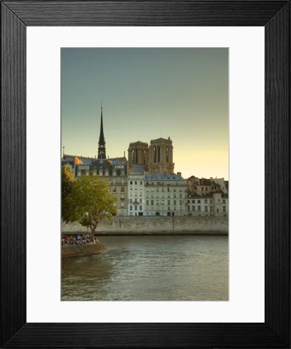 Framed Print : Notre Dame & Ile de la Cite, Paris, France Framed Print : Notre Dame & Ile de la Cite, Paris, France
