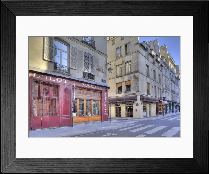 Framed Print : Ile St. Louis, Paris, France Framed Print : Ile St. Louis, Paris, France