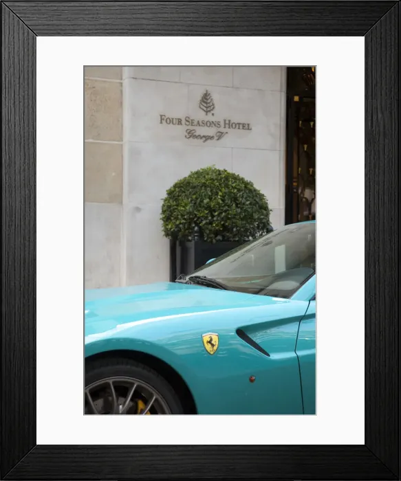 Framed Print : Hotel George V, Avenue George V, Paris, France Framed Print : Hotel George V, Avenue George V, Paris, France