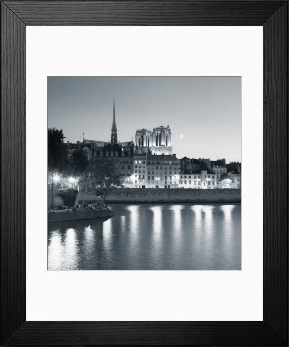 Framed Print : Notre Dame & Ile de la Cite, Paris, France Framed Print : Notre Dame & Ile de la Cite, Paris, France