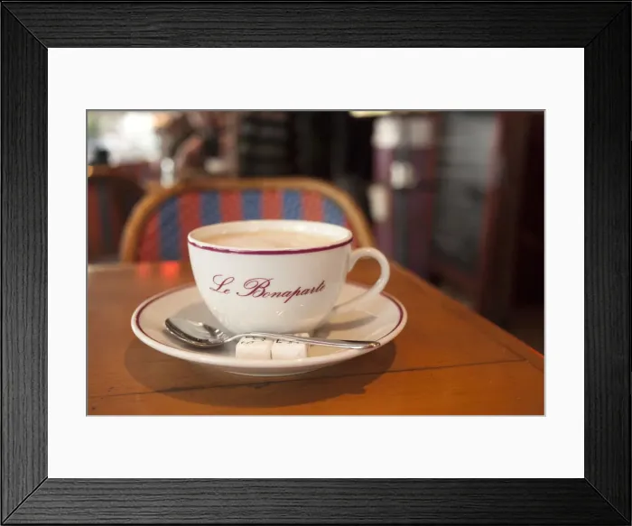 Framed Print : Cafe / Bistro, St. Germain des Pres, Paris, France Framed Print : Cafe / Bistro, St. Germain des Pres, Paris, France