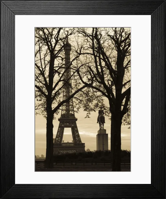Framed Print : France, Paris, Eiffel Tower from Trocadero