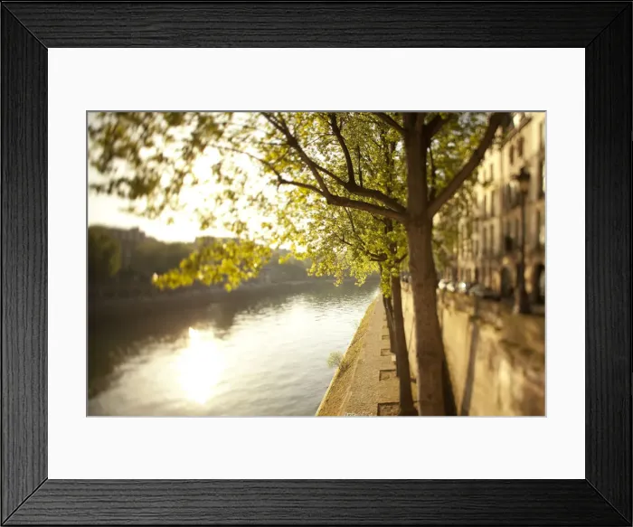 Framed Print : River Seine and Ile St. Louis, Paris, France Framed Print : River Seine and Ile St. Louis, Paris, France