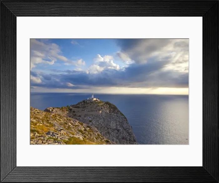 Framed Print : Lighthouse at Cap de Formentor, Mallorca, Balearic Islands, Spain Framed Print : Lighthouse at Cap de Formentor, Mallorca, Balearic Islands, Spain