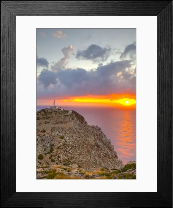 Framed Print : Lighthouse at Cap de Formentor, Mallorca, Balearic Islands, Spain Framed Print : Lighthouse at Cap de Formentor, Mallorca, Balearic Islands, Spain