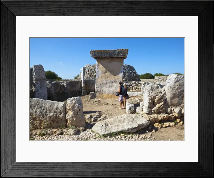 Framed Print : The Trepuco settlement, Menorca, Balearic Islands, Spain Framed Print : The Trepuco settlement, Menorca, Balearic Islands, Spain