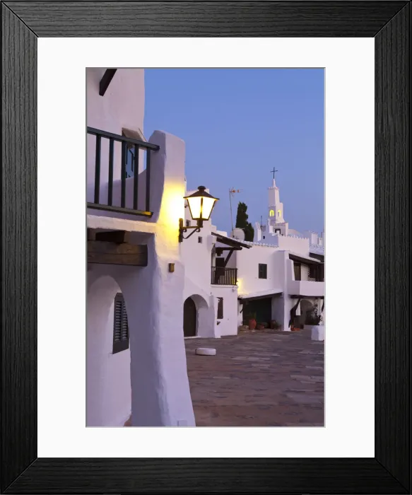 Framed Print : Binibeca Vell, Menorca, Balearic Islands, Spain Framed Print : Binibeca Vell, Menorca, Balearic Islands, Spain