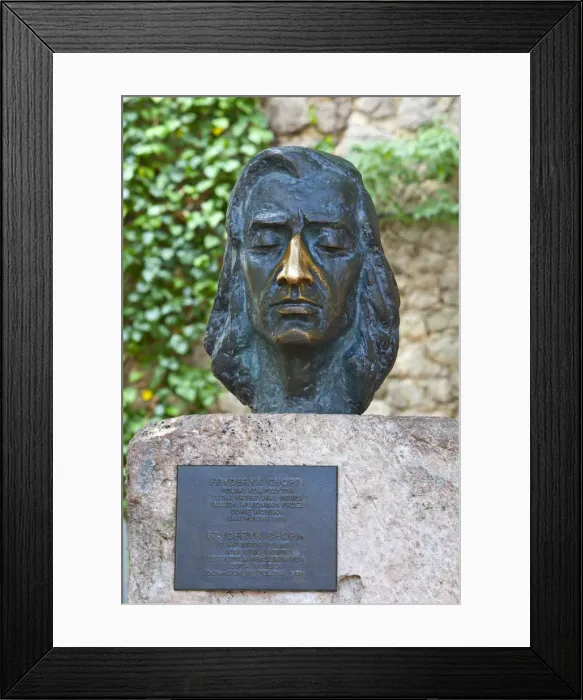 Framed Print : Chopin Monument, Valldemossa, Mallorca, Balearic Islands, Spain Framed Print : Chopin Monument, Valldemossa, Mallorca, Balearic Islands, Spain