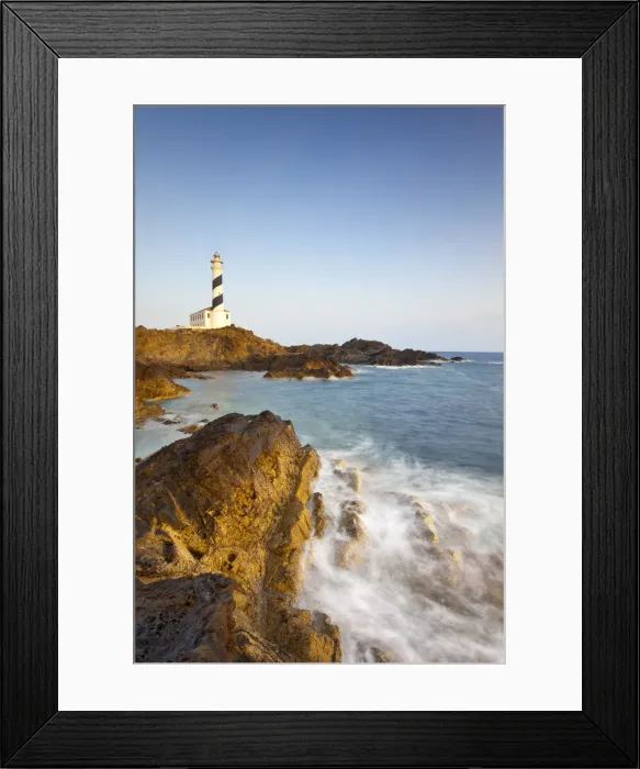 Framed Print : Far de Favaritx, Menorca, Balearic Islands, Spain Framed Print : Far de Favaritx, Menorca, Balearic Islands, Spain
