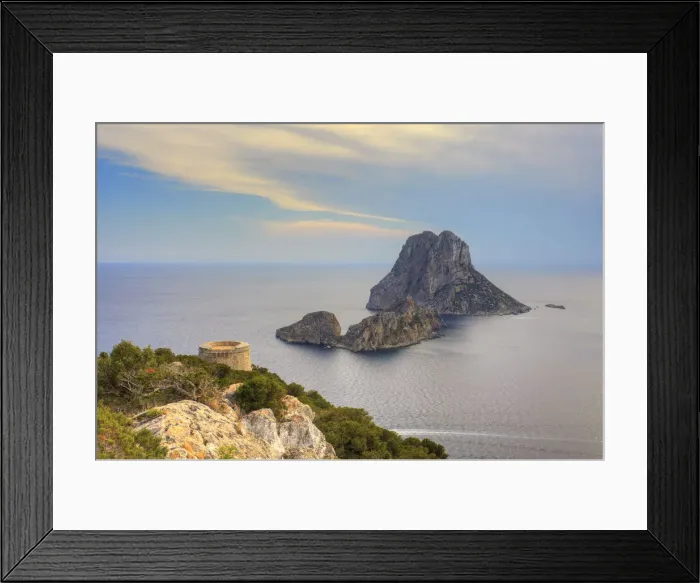 Framed Print : Spain, Balearic Islands, Ibiza, Es Vedra Rocky island Framed Print : Spain, Balearic Islands, Ibiza, Es Vedra Rocky island