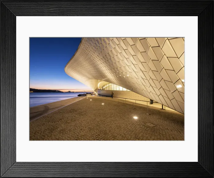 Framed Print : The MaT (Museum of Art, Architecture and Technology), bordering the Tagus river Framed Print : The MaT (Museum of Art, Architecture and Technology), bordering the Tagus river