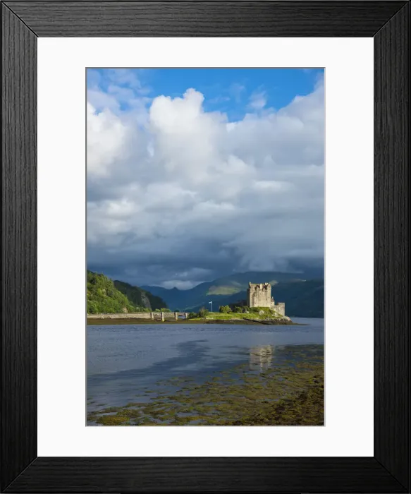Framed Print : Europe, United Kingdom, Scotland, Dornie, Eilean Donan Castle, west