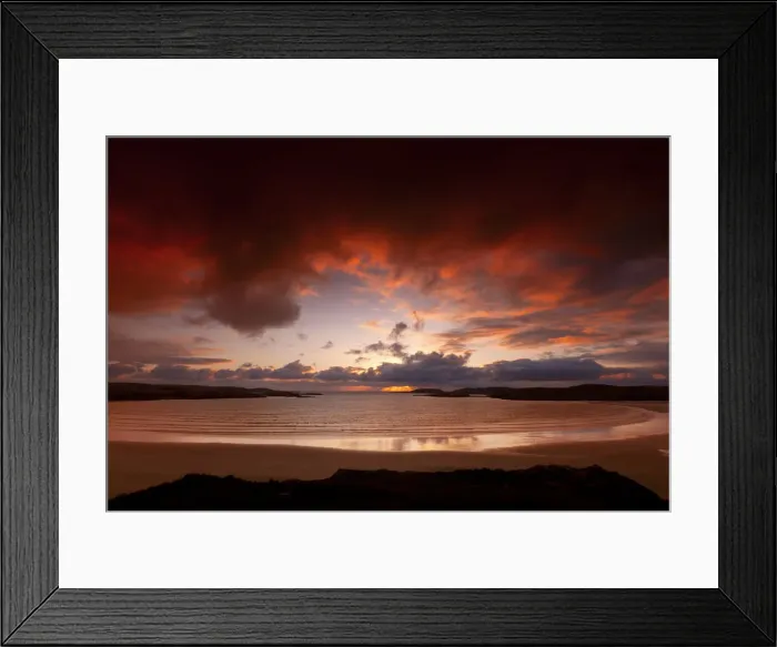 Framed Print : Uig Bay at Sunset, Isle of Lewis, Outer Hebrides, Scotland Framed Print : Uig Bay at Sunset, Isle of Lewis, Outer Hebrides, Scotland