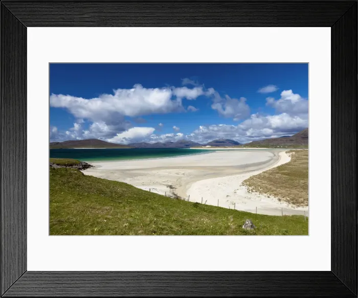 Framed Print : Luskentyre Beach, Isle of Harris, Outer Hebrides, Scotland Framed Print : Luskentyre Beach, Isle of Harris, Outer Hebrides, Scotland