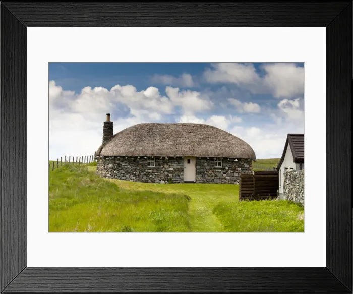 Framed Print : Borvemor Blackhouse, Isle of Harris, Outer Hebrides, Scotland Framed Print : Borvemor Blackhouse, Isle of Harris, Outer Hebrides, Scotland