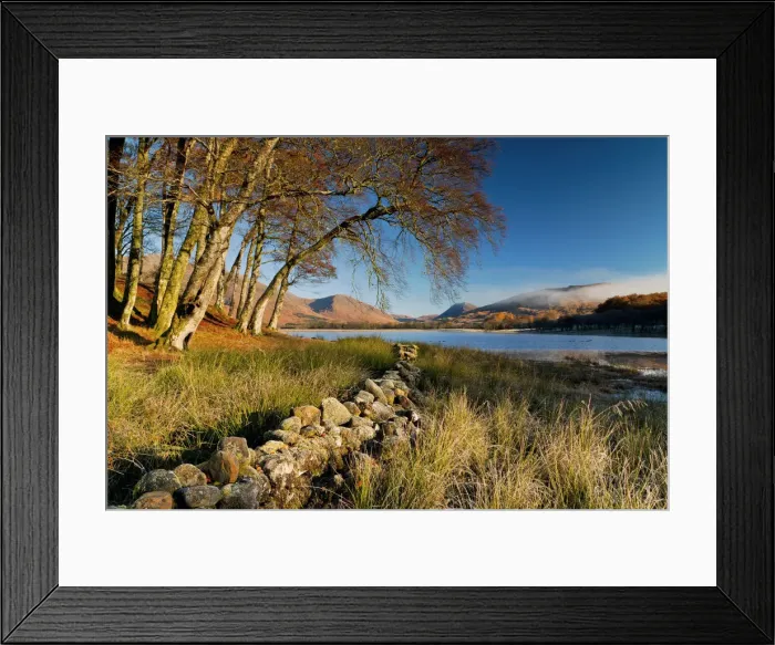Framed Print : Autumn Mist over Loch Awe, Strathclyde Region, Scotland Framed Print : Autumn Mist over Loch Awe, Strathclyde Region, Scotland