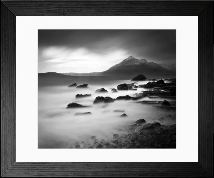 Framed Print : View from Elgol beach to the Cuillin Hills, Isle of Skye, Scotland, UK Framed Print : View from Elgol beach to the Cuillin Hills, Isle of Skye, Scotland, UK