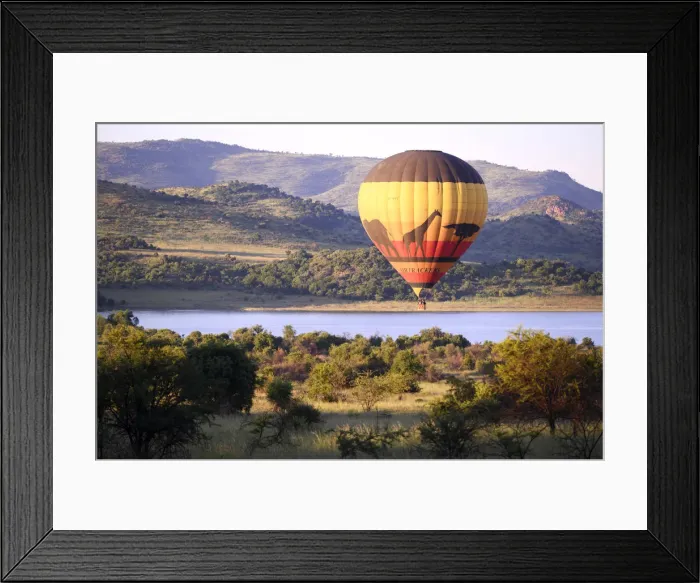 Framed Print : Africa, South Africa, African, Pilanesberg, National Park, Hot Air Balloon Framed Print : Africa, South Africa, African, Pilanesberg, National Park, Hot Air Balloon