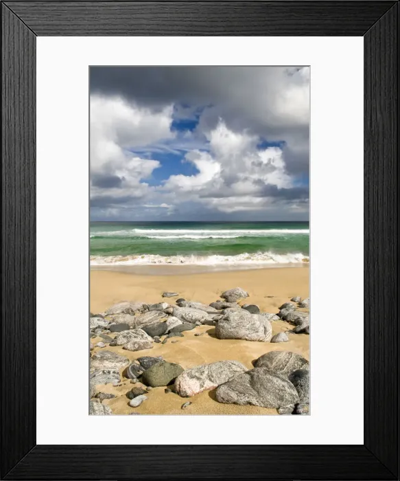 Framed Print : Dhail Mor beach on the Isle of Lewis, Hebrides, Scotland, UK Framed Print : Dhail Mor beach on the Isle of Lewis, Hebrides, Scotland, UK