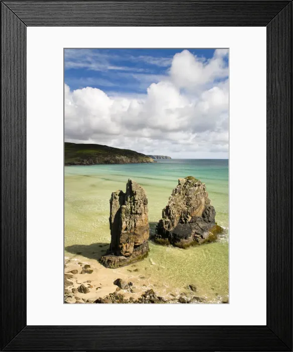 Framed Print : Sea stacks on Garry beach, Isle of Lewis, Hebrides, Scotland, UK Framed Print : Sea stacks on Garry beach, Isle of Lewis, Hebrides, Scotland, UK