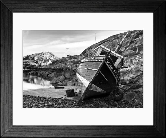 Framed Print : Stockinish harbour on the Isle of Harris, Hebrides, Scotland, UK Framed Print : Stockinish harbour on the Isle of Harris, Hebrides, Scotland, UK