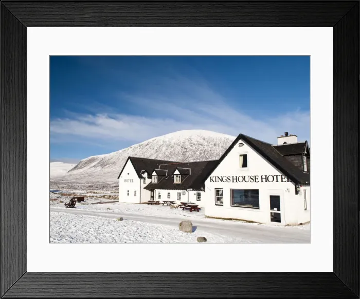 Framed Print : Kings House Hotel, Glencoe, Scotland, UK
