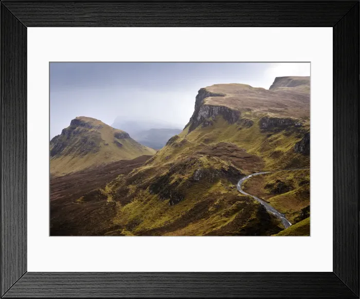 Framed Print : Storm approaching Trotternish Ridge, Isle of Skye, Scotland, UK Framed Print : Storm approaching Trotternish Ridge, Isle of Skye, Scotland, UK