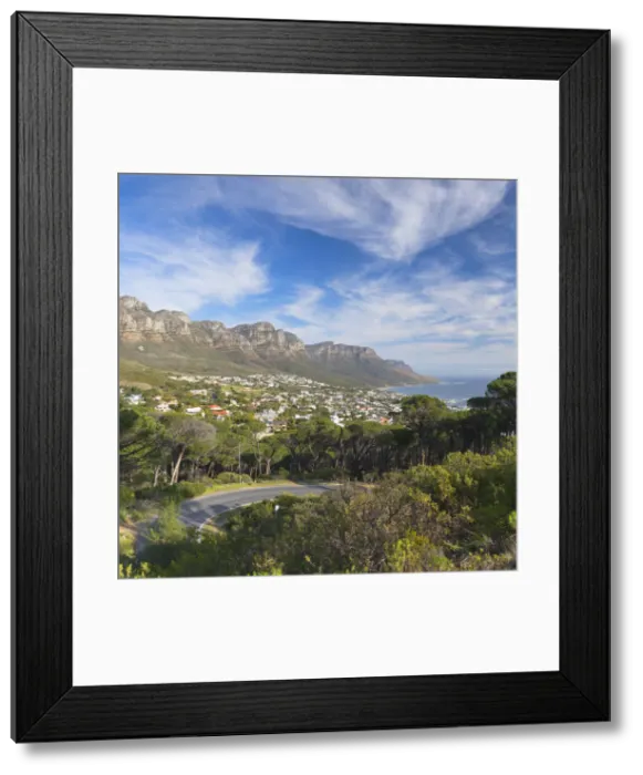 Framed Print : View of Camps Bay, Cape Town, Western Cape, South Africa Framed Print : View of Camps Bay, Cape Town, Western Cape, South Africa