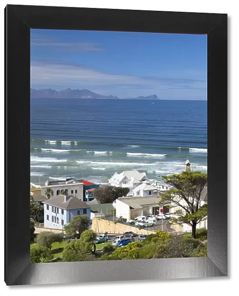 View of Muizenburg beach, Cape Town, Western Cape, South Africa