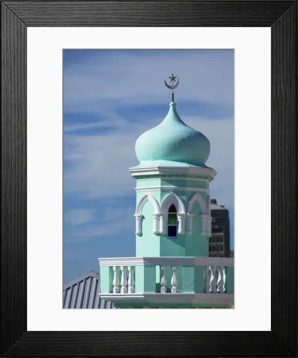 Framed Print : Minaret of mosque, Bo Kaap, Cape Town, Western Cape, South Africa Framed Print : Minaret of mosque, Bo Kaap, Cape Town, Western Cape, South Africa