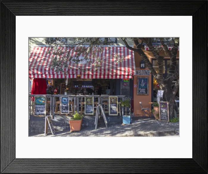 Framed Print : Cafe in De Waterkant, Cape Town, Western Cape, South Africa Framed Print : Cafe in De Waterkant, Cape Town, Western Cape, South Africa