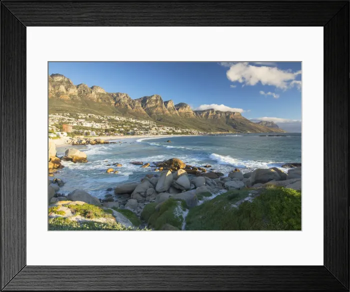 Framed Print : Camps Bay, Cape Town, Western Cape, South Africa Framed Print : Camps Bay, Cape Town, Western Cape, South Africa