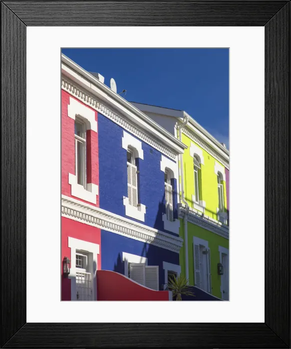 Framed Print : Colourful houses in De Waterkant, Cape Town, Western Cape, South Africa Framed Print : Colourful houses in De Waterkant, Cape Town, Western Cape, South Africa
