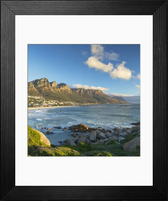 Framed Print : Camps Bay, Cape Town, Western Cape, South Africa Framed Print : Camps Bay, Cape Town, Western Cape, South Africa