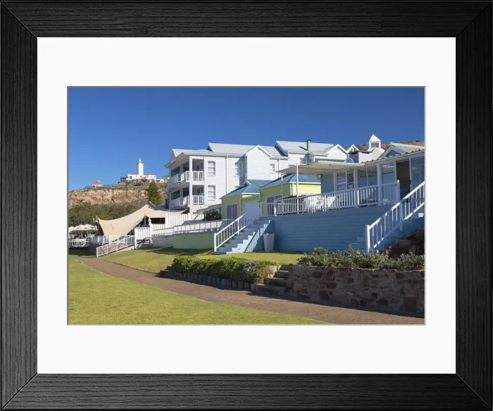 Framed Print : Houses at The Point, Mossel Bay, Western Cape, South Africa Framed Print : Houses at The Point, Mossel Bay, Western Cape, South Africa
