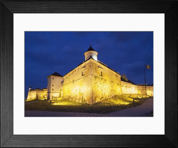 Framed Print : Citadel at dusk, Brasov, Transylvania, Romania Framed Print : Citadel at dusk, Brasov, Transylvania, Romania