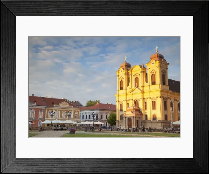 Framed Print : Roman Catholic Cathedral in Piata Unirii, Timisoara, Banat, Romania Framed Print : Roman Catholic Cathedral in Piata Unirii, Timisoara, Banat, Romania