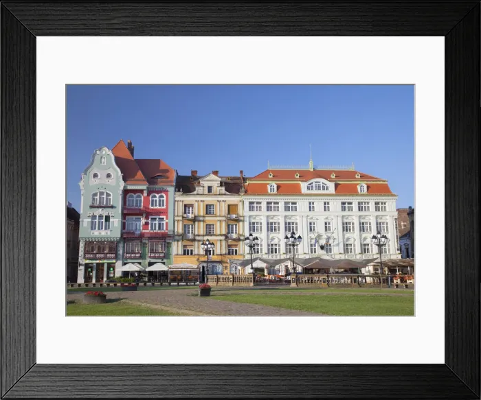Framed Print : Piata Unirii, Timisoara, Banat, Romania Framed Print : Piata Unirii, Timisoara, Banat, Romania