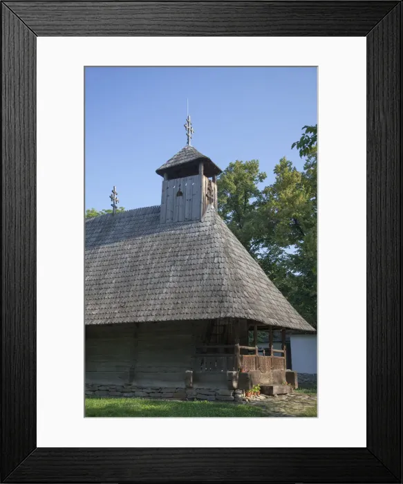 Framed Print : Church from Timiseni, National Village Museum, Bucharest, Romania Framed Print : Church from Timiseni, National Village Museum, Bucharest, Romania