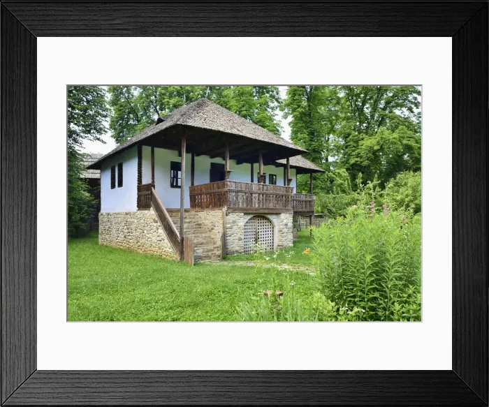 Framed Print : Traditional house from the Carpathian region Framed Print : Traditional house from the Carpathian region