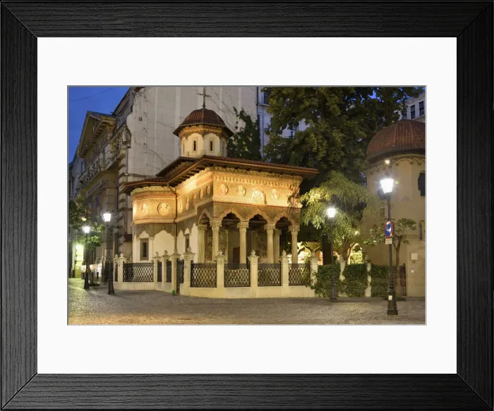 Framed Print : Stavropoleos Monastery Church, an Eastern Orthodox monastery for nuns in the old town Framed Print : Stavropoleos Monastery Church, an Eastern Orthodox monastery for nuns in the old town