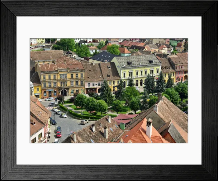 Framed Print : The medieval old town inside the citadel. A Unesco World Heritage Site. Sighisoara Framed Print : The medieval old town inside the citadel. A Unesco World Heritage Site. Sighisoara