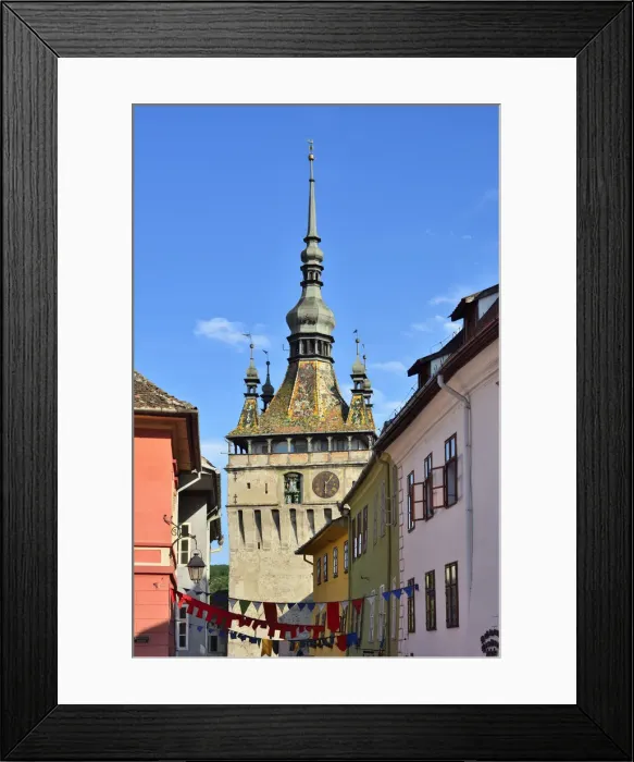 Framed Print : The Clock Tower, dating back to the 14th century, defends the main gate to the citadel Framed Print : The Clock Tower, dating back to the 14th century, defends the main gate to the citadel