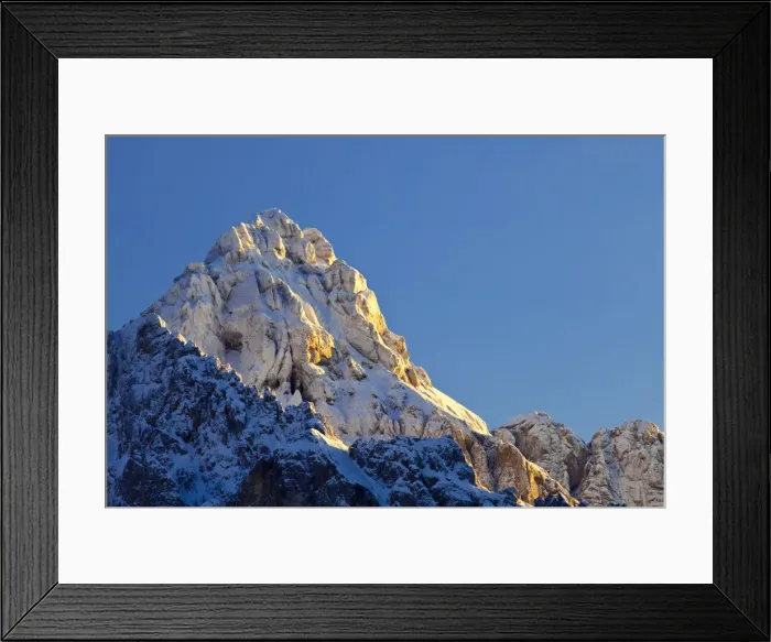 Framed Print : Slovenia, Gorenjska Region, Triglav National Park. The summit of Razor Framed Print : Slovenia, Gorenjska Region, Triglav National Park. The summit of Razor