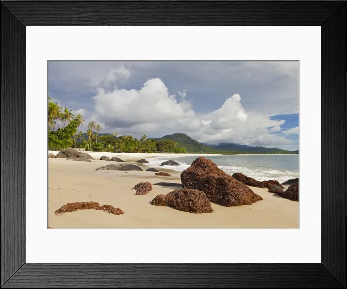 Framed Print : Africa, Sierra Leone, Freetown Peninsula, River Number 2 Beach Framed Print : Africa, Sierra Leone, Freetown Peninsula, River Number 2 Beach
