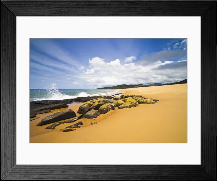 Framed Print : Africa, Sierra Leone, Freetown Peninsula, John Obey Beach Framed Print : Africa, Sierra Leone, Freetown Peninsula, John Obey Beach