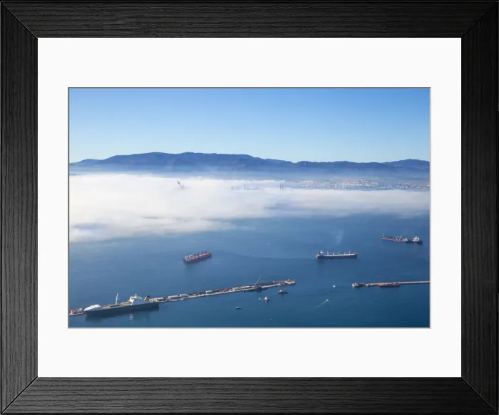 Framed Print : Gibraltar, View from Gibraltar rock Framed Print : Gibraltar, View from Gibraltar rock