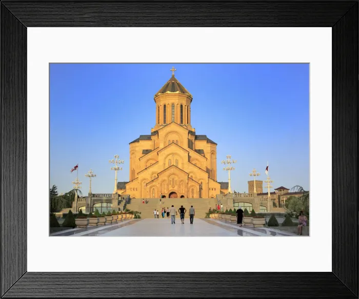 Framed Print : Tsminda Sameba (Trinity) cathedral, Tbilisi, Georgia Framed Print : Tsminda Sameba (Trinity) cathedral, Tbilisi, Georgia