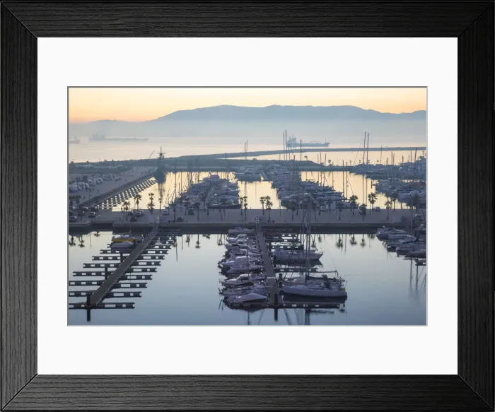 Framed Print : Spain, La Linea, Marina Framed Print : Spain, La Linea, Marina