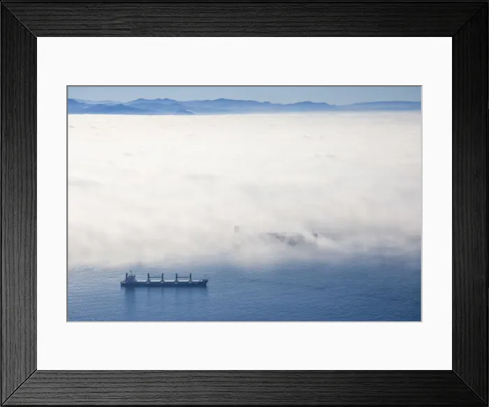 Framed Print : Gibraltar, Gibraltar, View from Gibraltar rock Framed Print : Gibraltar, Gibraltar, View from Gibraltar rock